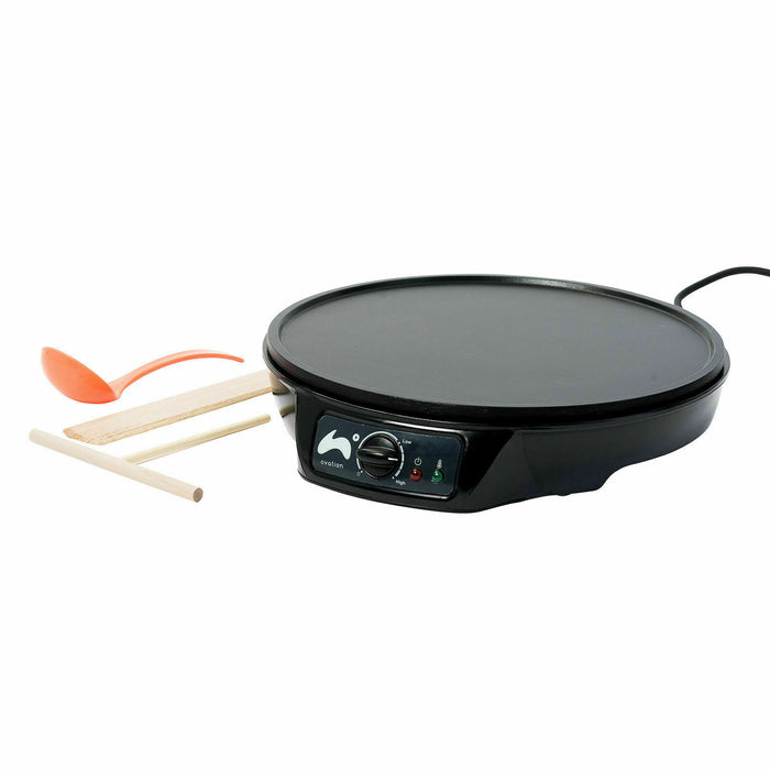 Ovation Electric Crepe Maker / Pancake Maker Non Stick with Utensils 1000W