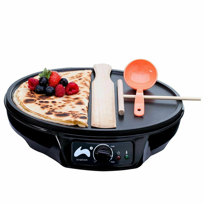 SucceBuy 16 inch Elektrische Crêpe Maker – Dubbele Hoofd Commerciële SucceBuy 16 inch Elektrische Crêpe Maker – Dubbele Hoofd Commerciële