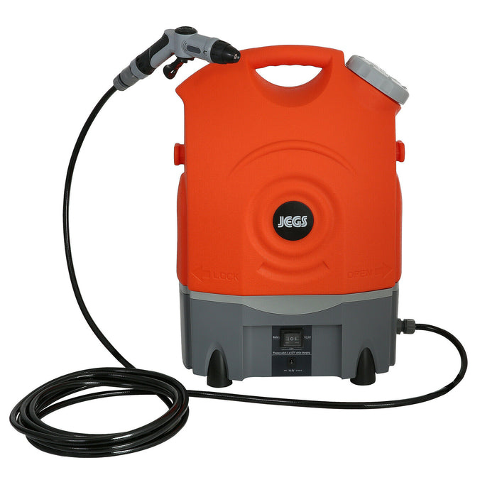 Rechargeable 12V Portable Pressure Washer Lightweight Cordless 17 Litre Cleaner