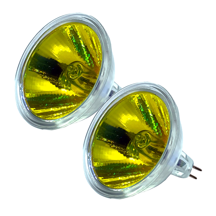 Pack of Two Dimplex Optimyst Amber 45 / 50w 12v Mr16 Lamp Optimyst Fires Opti-myst