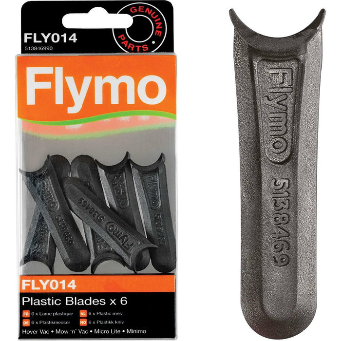 Genuine Flymo Cutting Plastic Blades  Fly014 513846990 Hover Lawn Mower