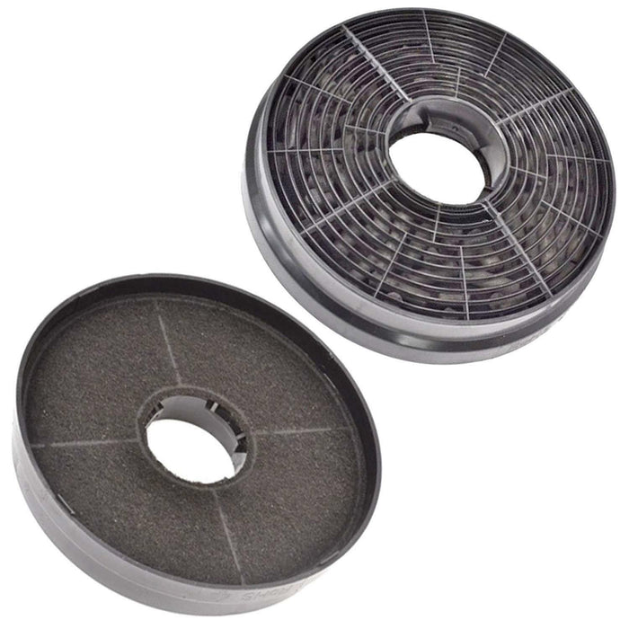 2 x Filters for  BELLINI BR603SCPX-F Cooker Hood Vent Fan Carbon Charcoal