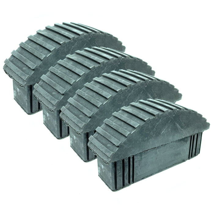 UNIVERSAL Rubber Feet For Box Section Step & Extension Ladders (Pack of 4)