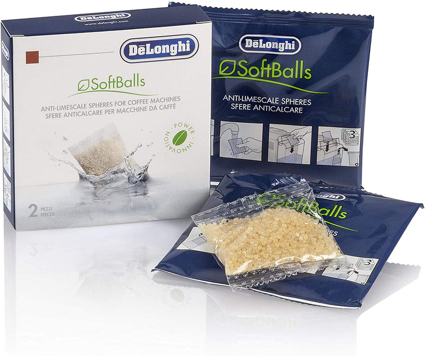 DeLonghi Softballs, 2 bags, balls prevent the formation of limestone water, universal coffee