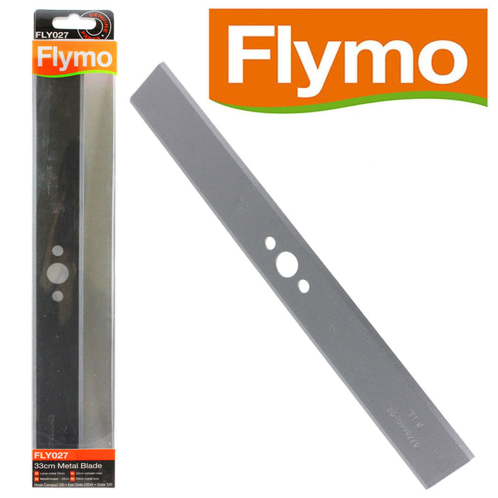 FLYMO Lawnmower Blade 33cm Easi Glide 330VX FLY027 Genuine Metal Cutter FLY027 33cm (FLY511932390)
