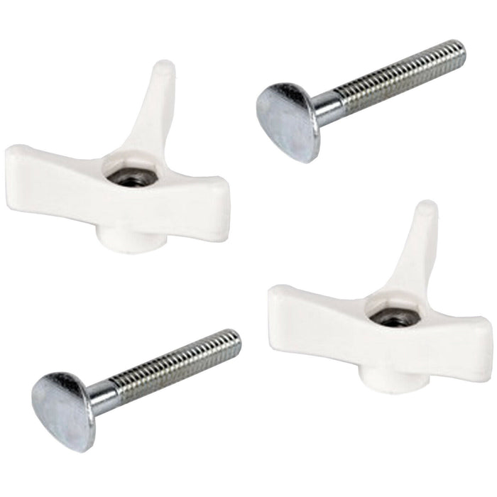 Handle Finger Wheel Bolts for FLYMO Lawnmower Chevron Contractor Sprinter Minimo