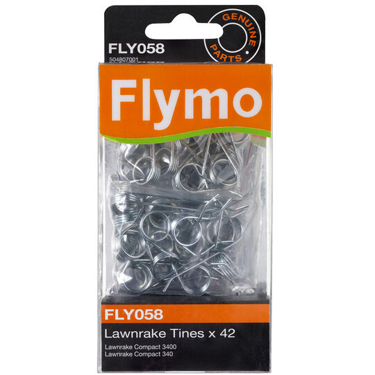 Genuine Flymo FLY058 Lawnrake Tines - Pack Of 42 504807001
