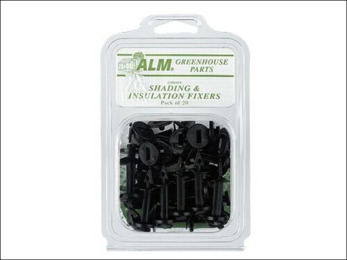 Alm GH009 Greenhouse Shading insulation Fixers Pack Of 20