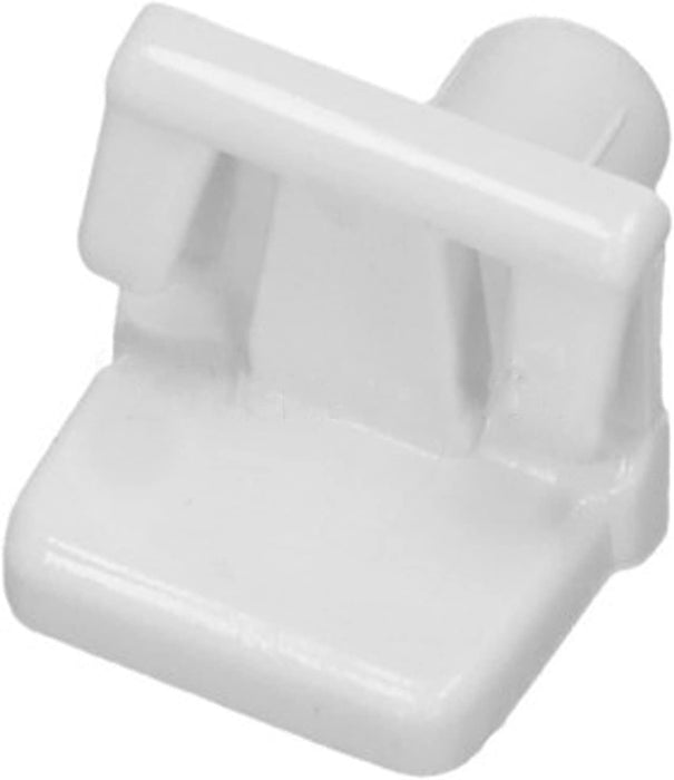 2 x Clips for BOSCH NEFF MIELE Refrigerator Fridge Freezer Shelf Support Clip White 165789