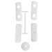 Genuine Hoover Candy Washing Machine Integrated Decor Door Hinge Kit 43013964 - bartyspares