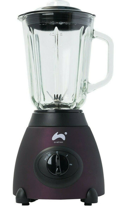 Ovation 500W Purple Multi Blender Juicer Glass Jug Smoothie Maker Food Processor