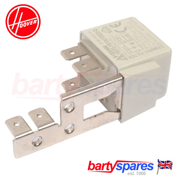 Hoover Candy Tumble Dryer Mains Filter Suppressor Start Unit Capacitor 91200489 - bartyspares
