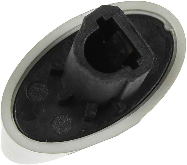 TWO x NEFF Control Knob Button Hob Silver Oval Dial 189685 004168 - bartyspares