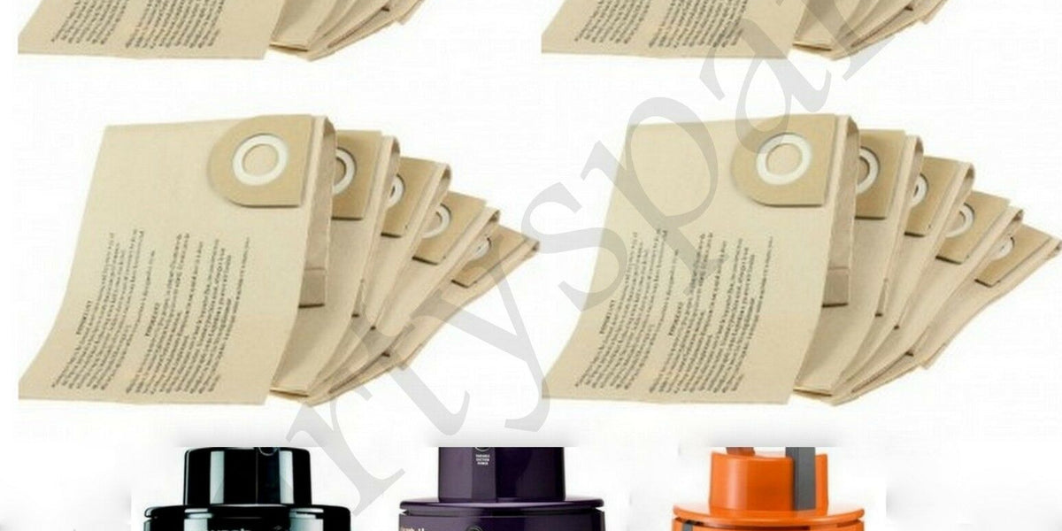 Bolsas De Repuesto Para Aspiradora Clatronic - 10 Unidades + 2 Filtros, 5 Capas, Aptas Para Alérgicos, Con Cremallera