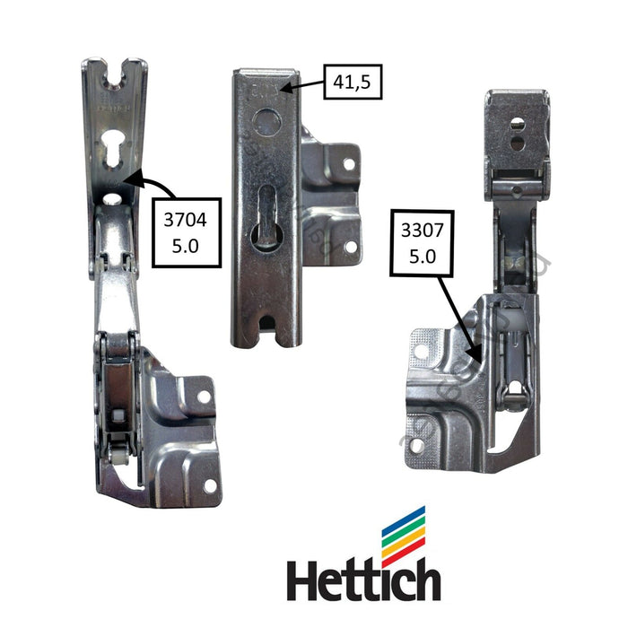Fridge Freezer Door Hinge Kit for Bosch Neff Fridge  267189 267190 12004051