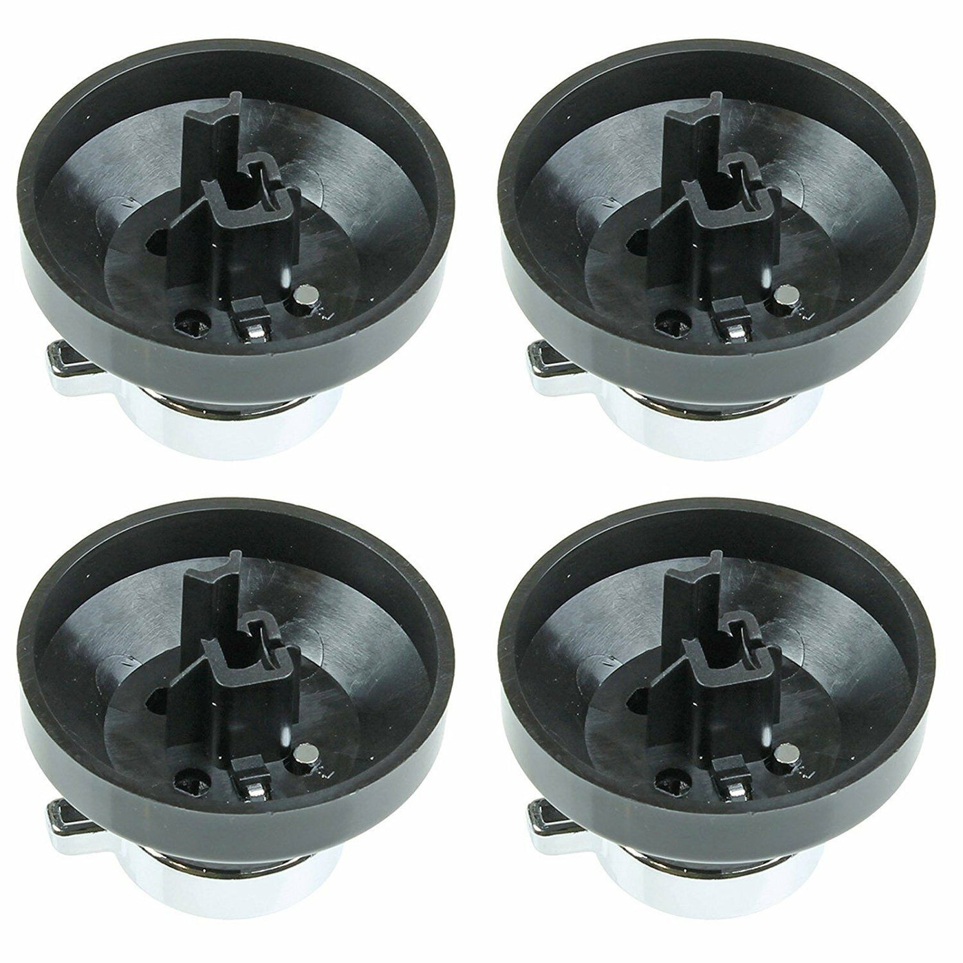 4 x Control Knob for STOVES NEWHOME Gas Oven Cooker Hob Black Chrome 0