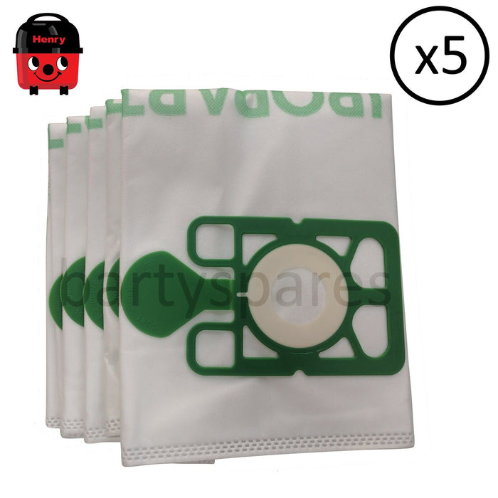 5 x Large capacity Dust Bags For HENRY HETTY Vacuum Cleaner Hoover High Filtration