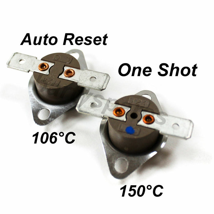 Tumble Dryer Cut Out Thermostat Kit For Creda Hotpoint Indesit Blue Spot