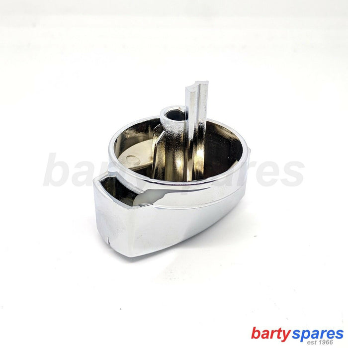 2 x Chrome Cooker Oven Gas Hob Control Dial Knob For Belling Stoves Countryrange - bartyspares