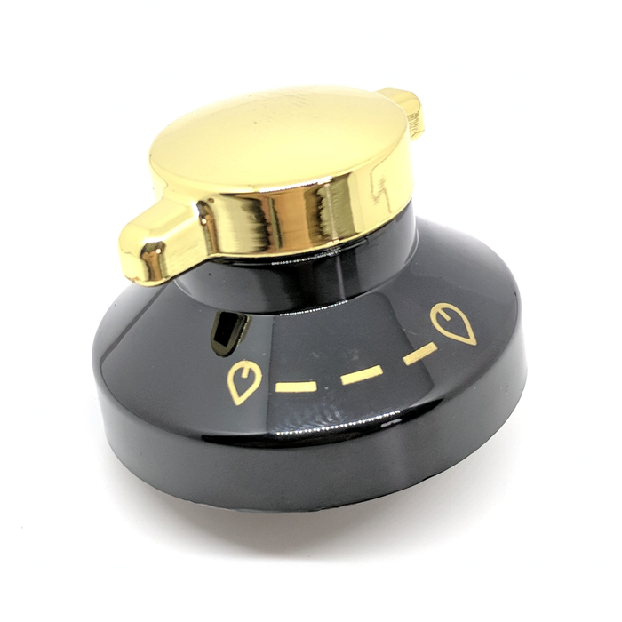 Stoves Oven Cooker Hob Gas Control Knob Switch (Black / Gold) 081880333