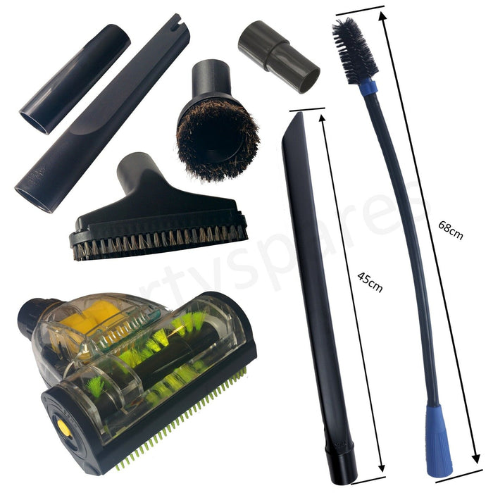 DYSON Car Valet Vacuum Cleaning Kit Turbo Dust Brush Crevice Upholstery Tool Kit