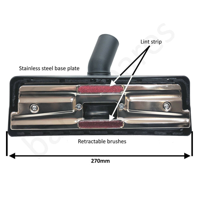 35mm Extension Tube Rods Floor Tool Brush Kit for KARCHER WD3 WD3P Wet & Dry - bartyspares