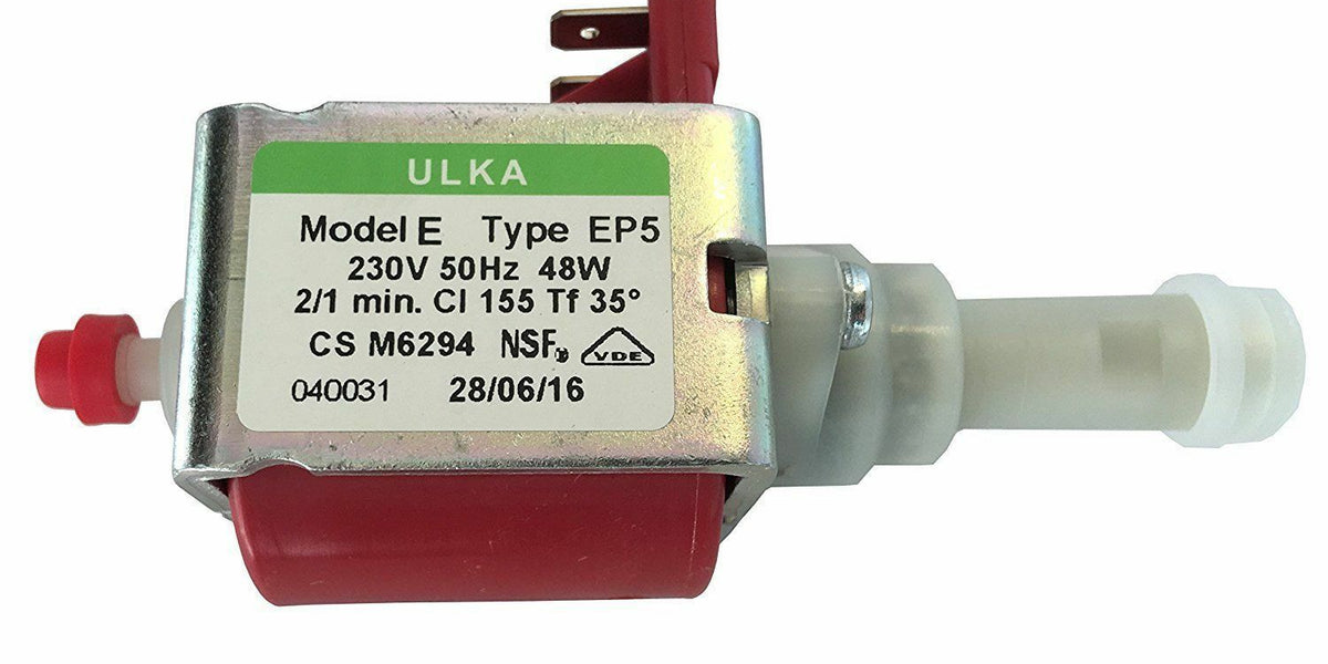 thumbnail image 2 of Ulka EP5 Vibratory Pump 220-230V 48W – For Gaggia, Rancilio Silvia Espresso Machines 2 of 6