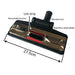 Wheeled Floor Brush Tool Head for BUSH Vacuum Cleaner - bartyspares