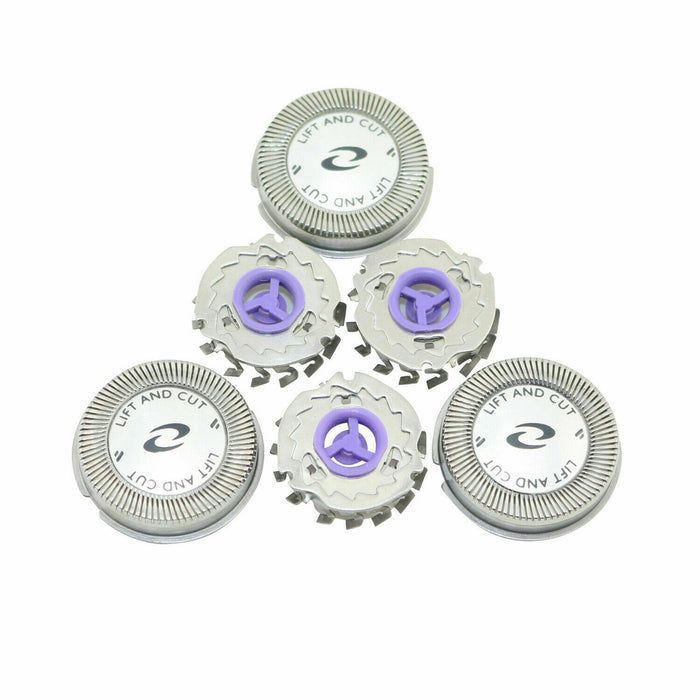 Philips Norelco HQ55 HQ56 HQ6859 HQ6849 HQ6605 HQ6868 Series Rotary Shaver Head - Pack of 3