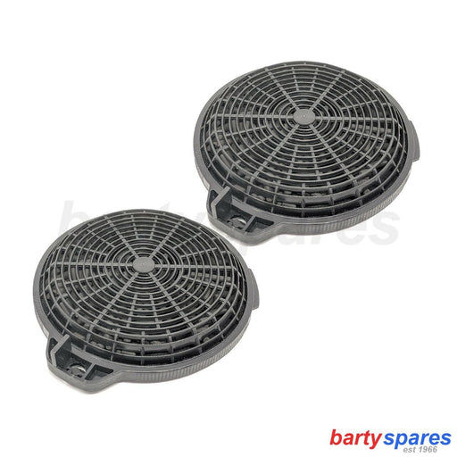 2 x Oven Cooker Hood Recirculation Carbon Filters for CLGH90-C CGK60SS CHK60SSR1 - bartyspares