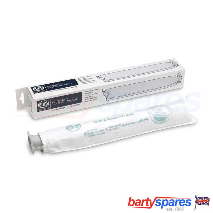 Genuine SEBO 5036ER X Series Upright Micro Hygiene Filter - bartyspares