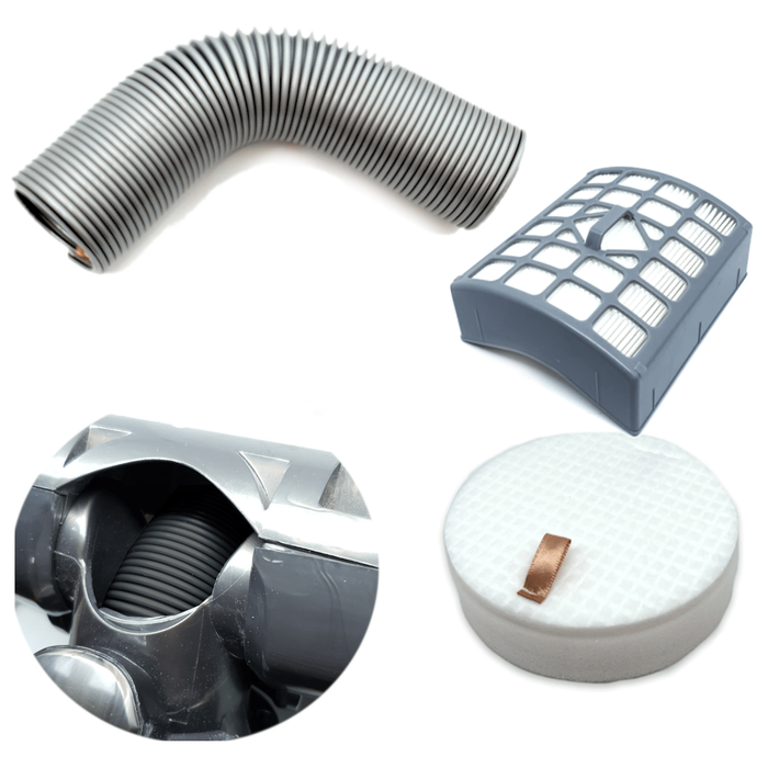 Lower Duct Hose (Steel) and Filter Kit for SHARK NV340 Vacuum Cleaner hoover