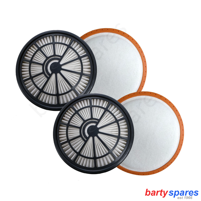 Two Type 65 H12 Vacuum Cleaner HEPA Filter Kit for Vax Power 5