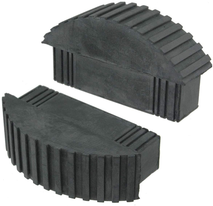 UNIVERSAL Rubber Feet For Box Section Step & Extension Ladders (Pack of 2) - bartyspares