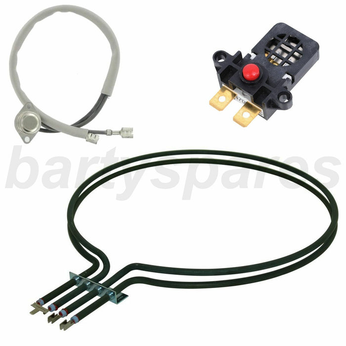 White Knight Tumble Dryer Heating Heater Element Inlet Reset Thermostat Kit