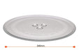 RUSSELL HOBBS Microwave Turntable Dish 3 Lug Glass Plate 245mm - bartyspares