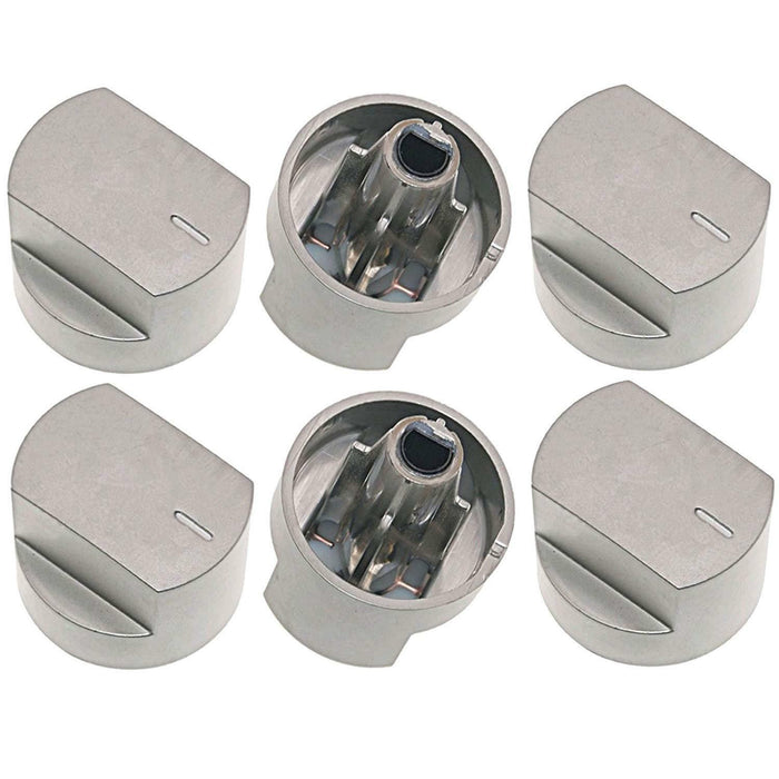 6 x Control Knob for Stoves 61EDO 61EHDO BL ST WH Oven Cooker Hob 082589107