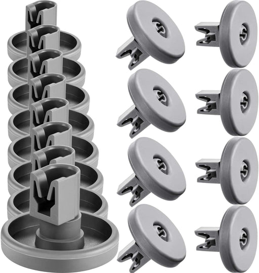 IKEA DW60 RDW60 Dishwasher Basket Wheels FULL SET Top Bottom Upper Lower - bartyspares