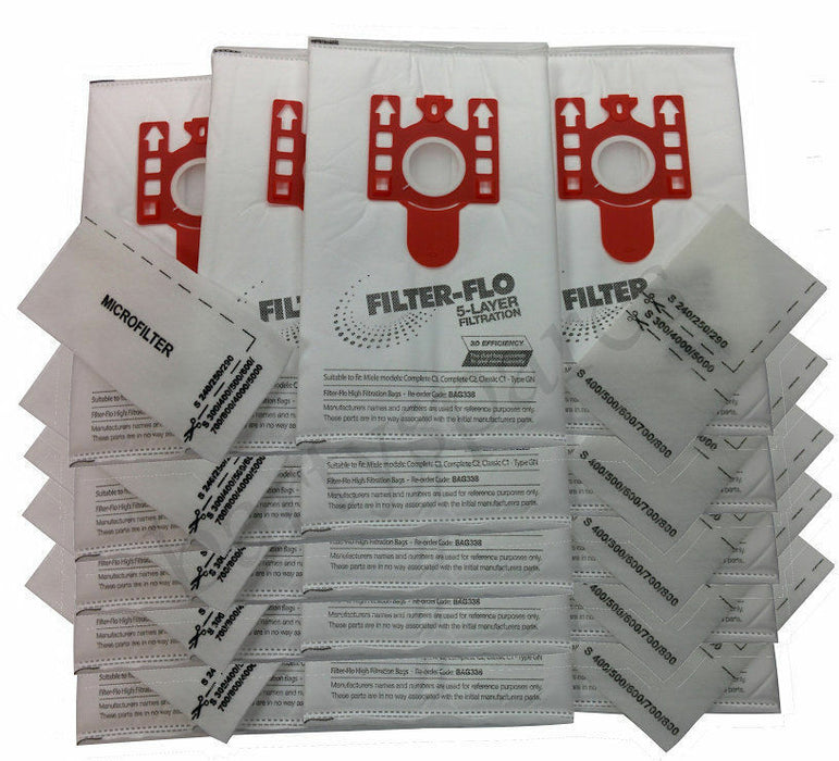 Per Miele S6 Series, S6000-S6999 FJM HEPA Aspirapolvere 5 Sacchi Per Miele S6 Series, S6000-S6999 FJM HEPA Aspirapolvere 5 Sacchi