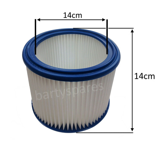 Three Washable Hepa Filters for MIRKA CEROS EXTRACTORS DE 415 915 1025 1230 8999600411 Vacuum Cleaner - bartyspares