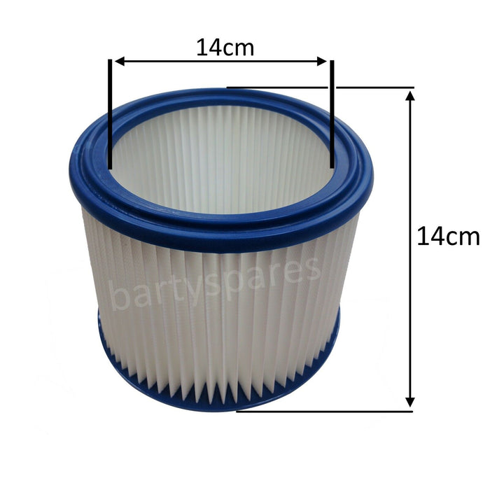 Three Washable Hepa Filters for MIRKA CEROS EXTRACTORS DE 415 915 1025 1230 8999600411 Vacuum Cleaner - bartyspares