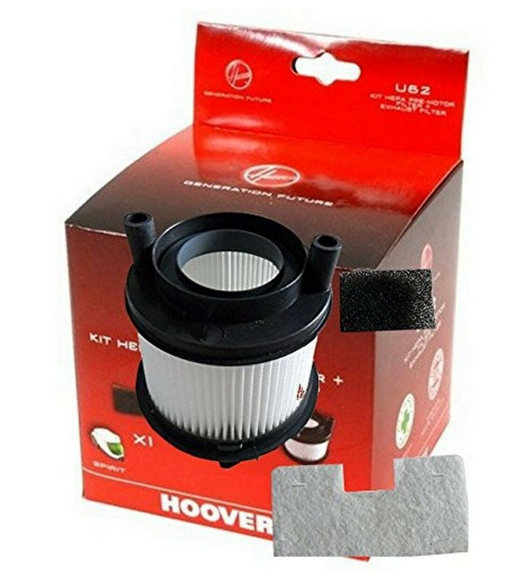 Kit De Filtres U52 35601650 Pour Aspirateur Hoover , Reactiv