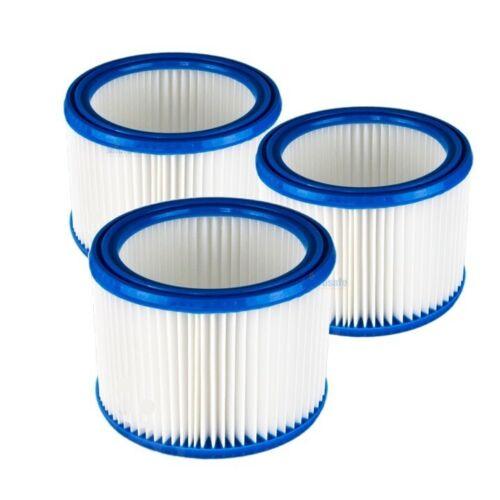 Three Pleated filters for STIHL SE61 SE-121 SE-122 Vacuum Cleaner - bartyspares