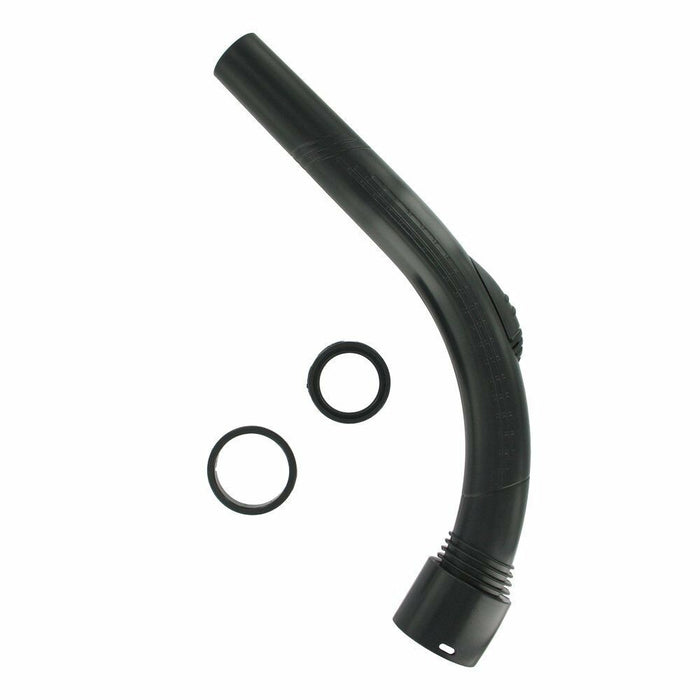Curved Bent End Hose Handle for Miele Bosch Vax Panasonic Vacuum Cleaner 35mm - bartyspares