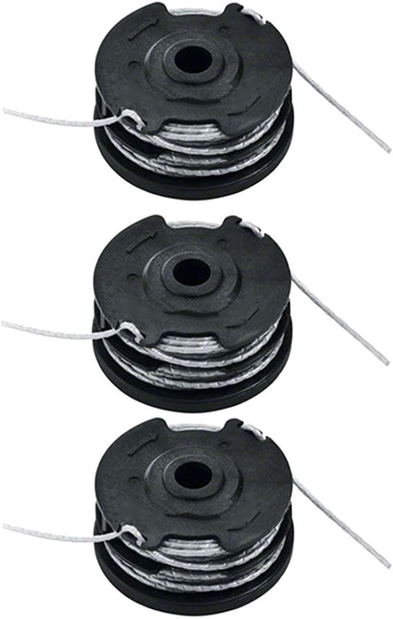Three Genuine Bosch Art 24 27 30 30-36 Twin Strimmer Trimmer Cutting Line Spool Feed