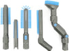 8 Piece DYSON  SV10 V7 V8 V10 V11 Vacuum Cleaner Accessory Set Cleaning Tool Kit - bartyspares