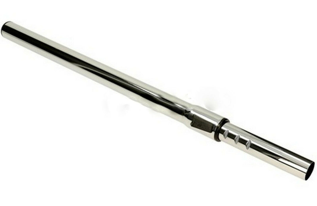 Chrome 35mm Telescopic Rod Extension Tube Pipe For Vax Hoover Vacuum Cleaner - bartyspares