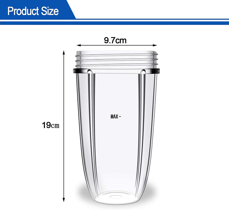 Cup Mug Jar Jug for NUTRIBULLET Nutri Bullet Blender Juicer 600W 900W 32oz 1L