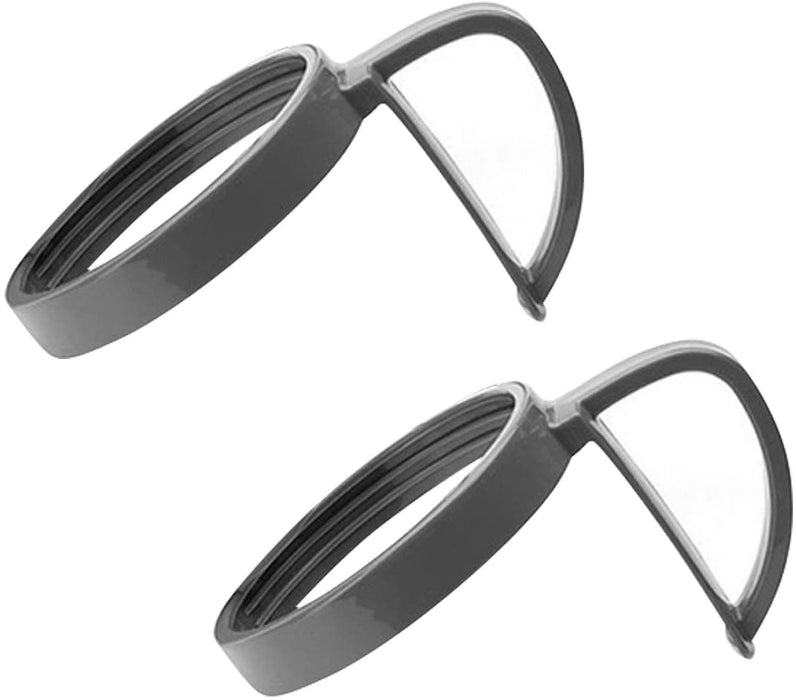 Two  Lip Ring Handle for NutriBullet 600W, 900W Type Handle for Blender Cup Mug Jar